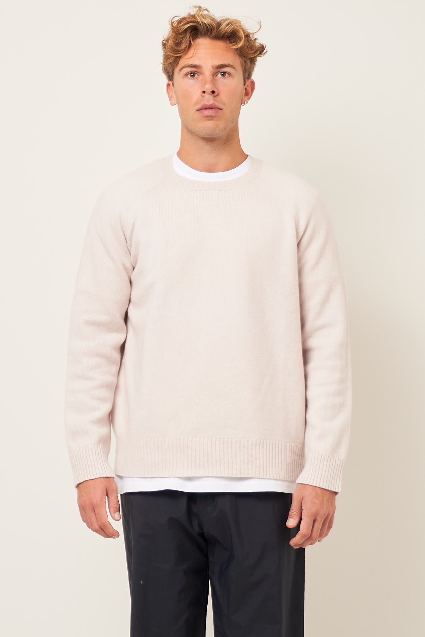 Wiggo Super Soft Sweater Light Beige