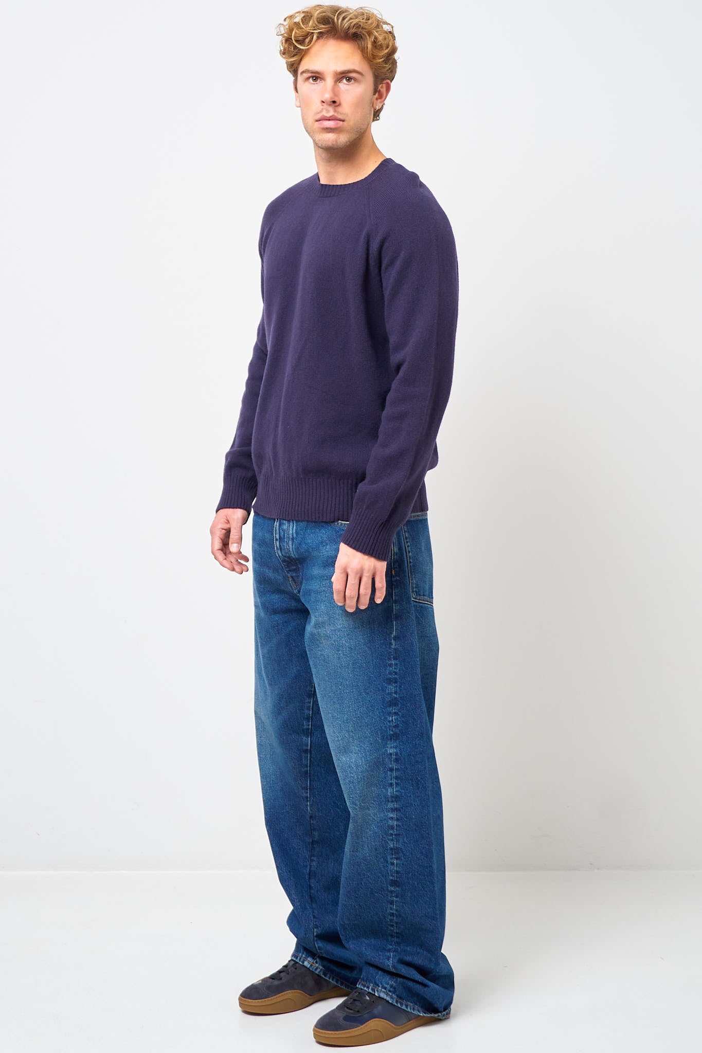 Wiggo Super Soft Sweater Navy