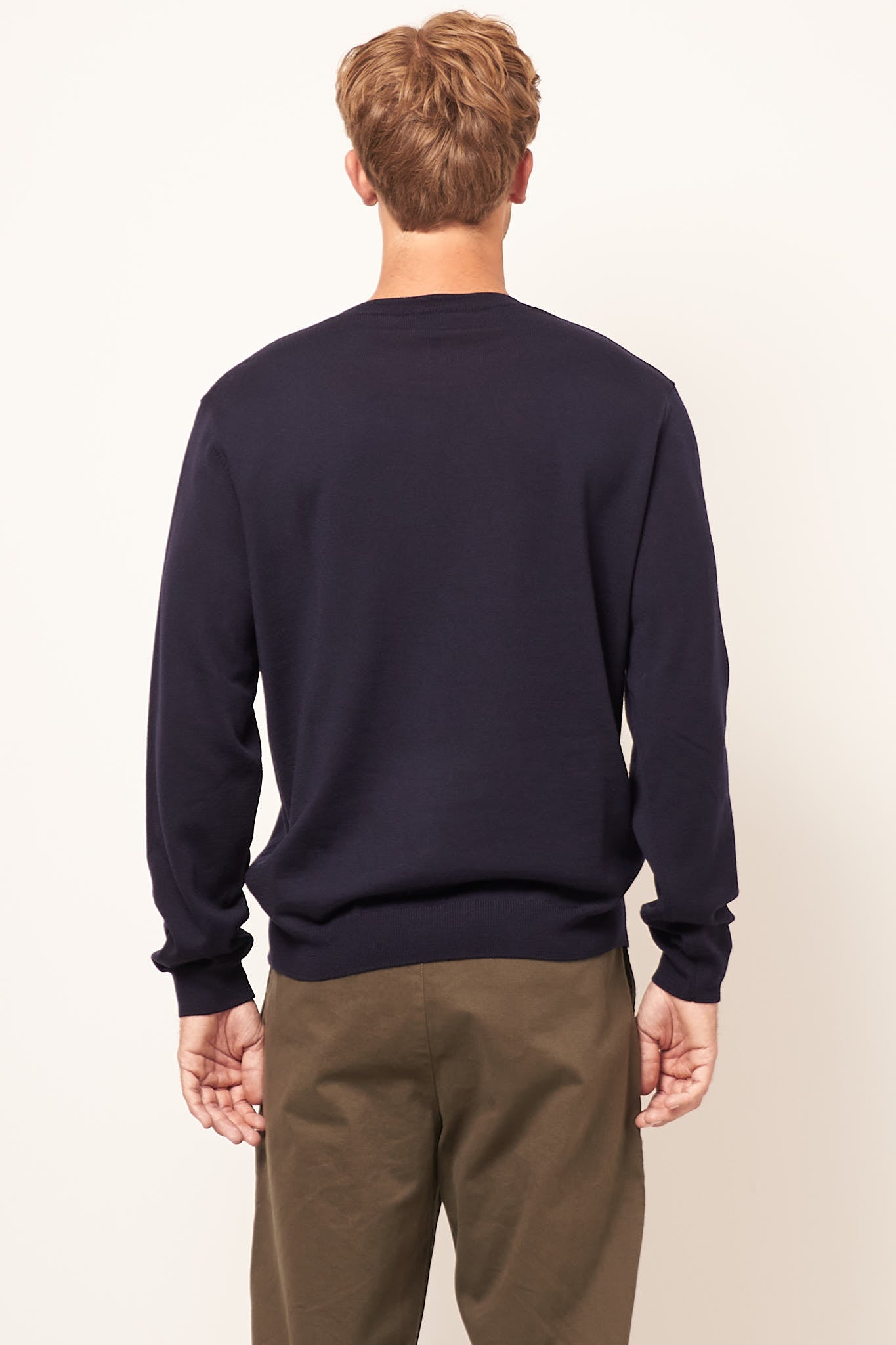 Matt Logo Sweater Dark Navy