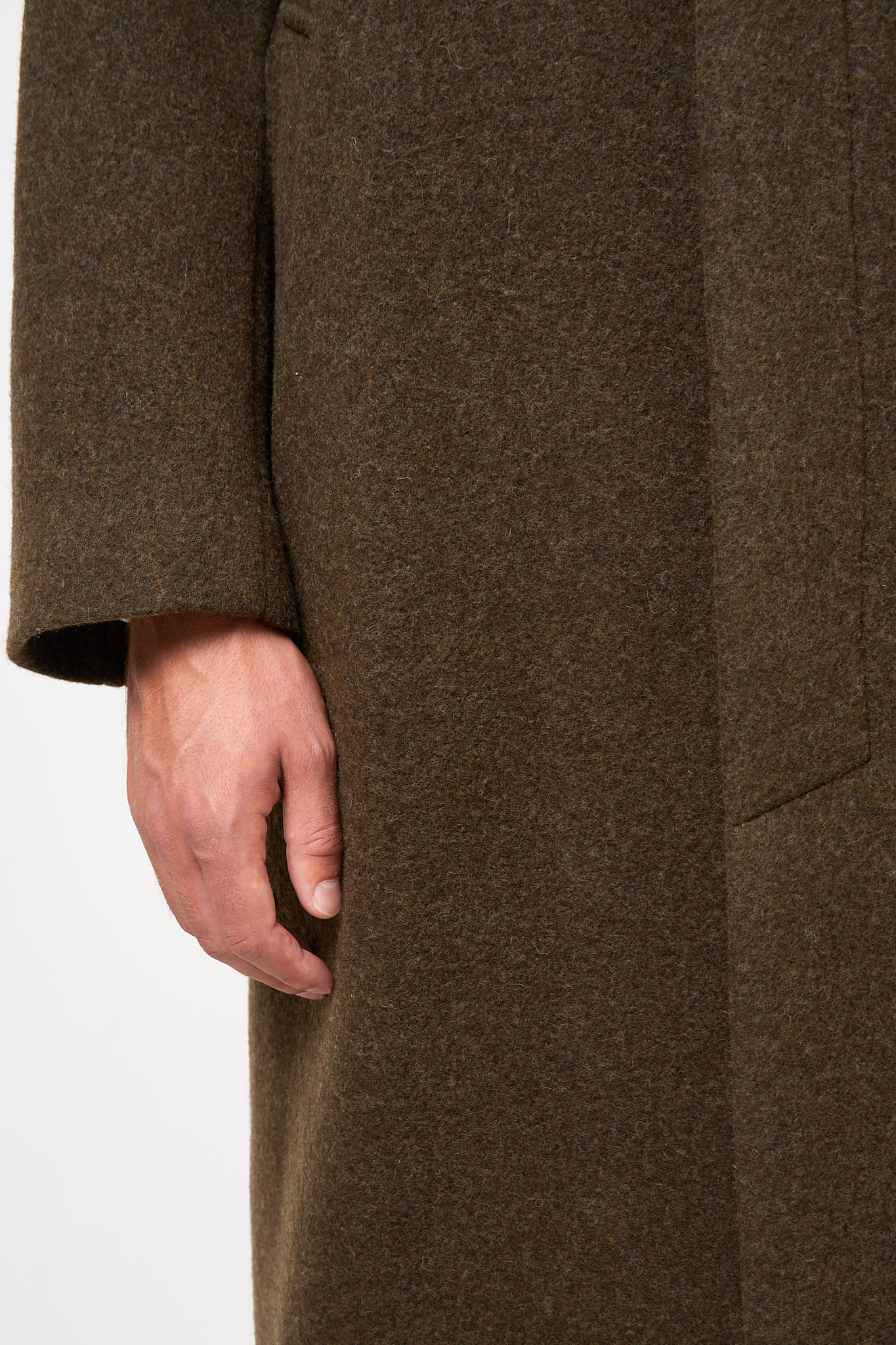 Winter Coat Green Moss