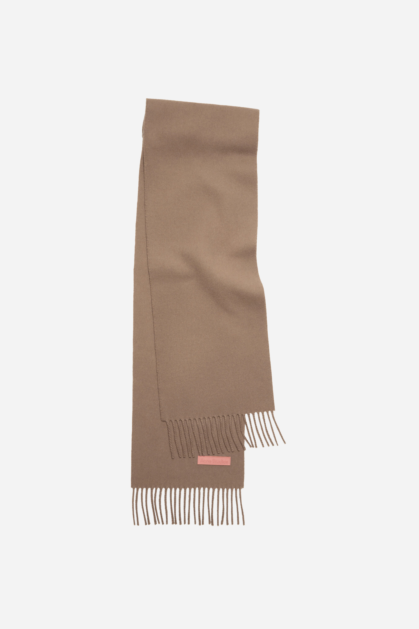 Wool Scarf Narrow Warm Beige