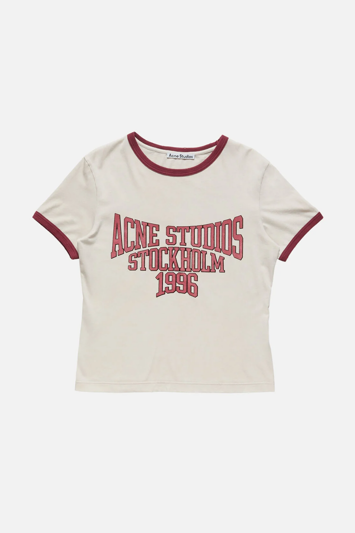 Graphic T-Shirt Off White/Burgundy