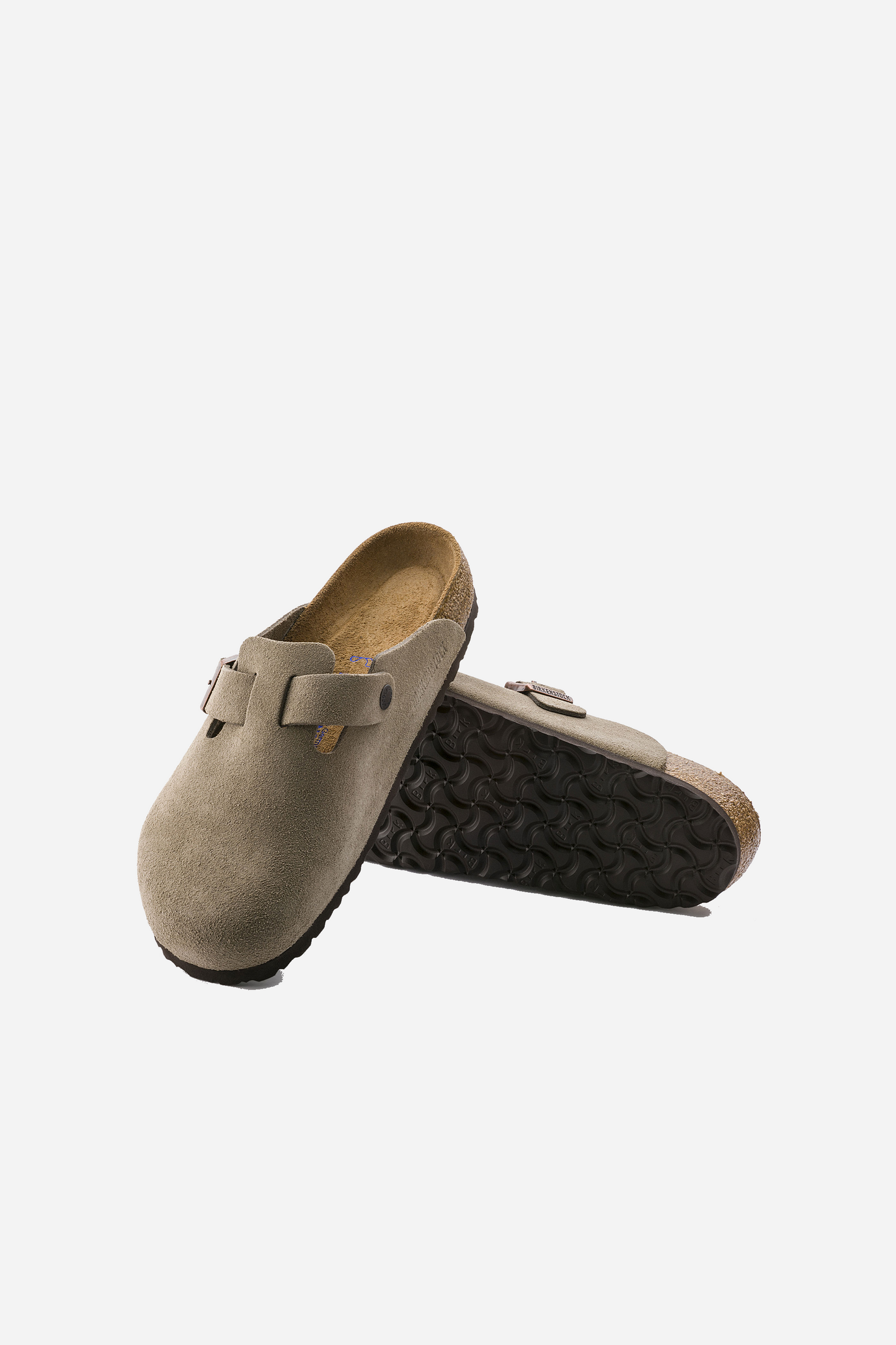 Boston  Narrow Fit Suede Taupe