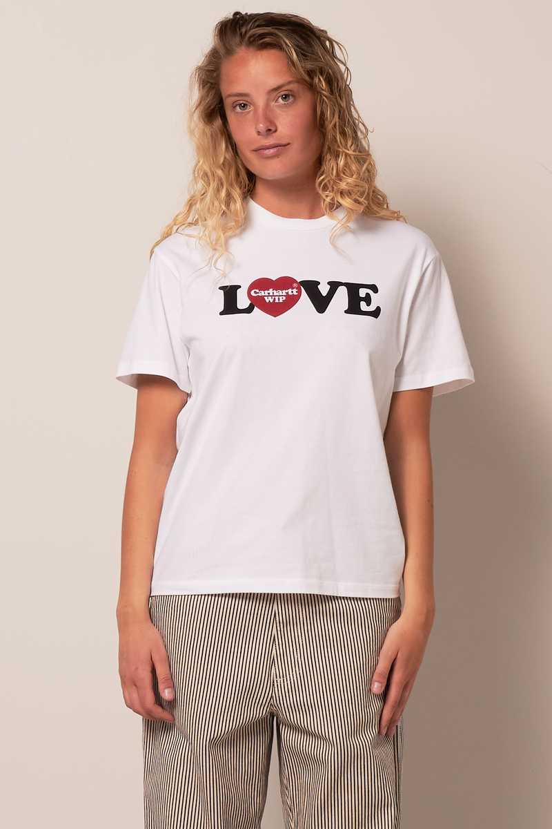 W' S/S Love T-shirt White