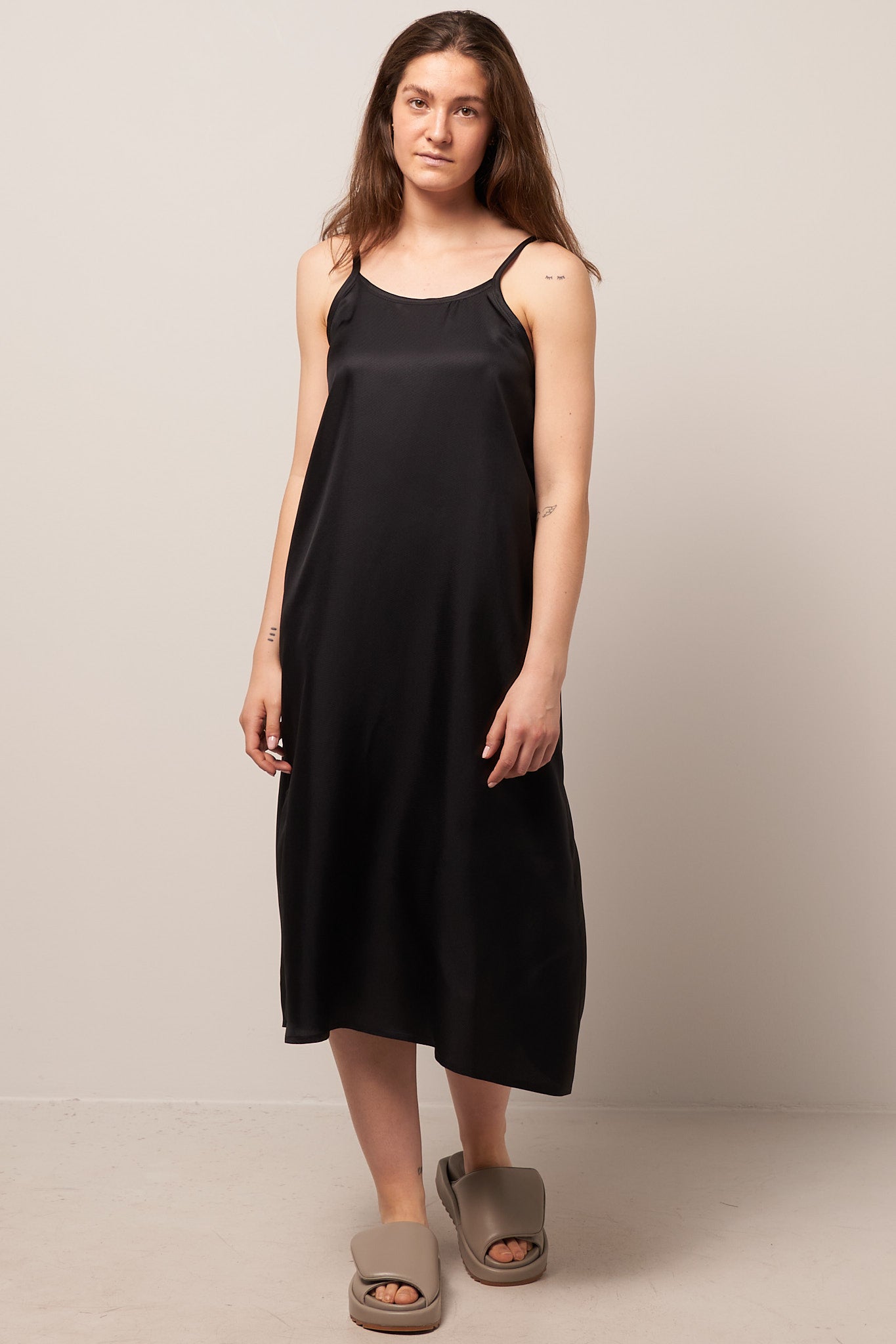 Nica Silk Dress Black