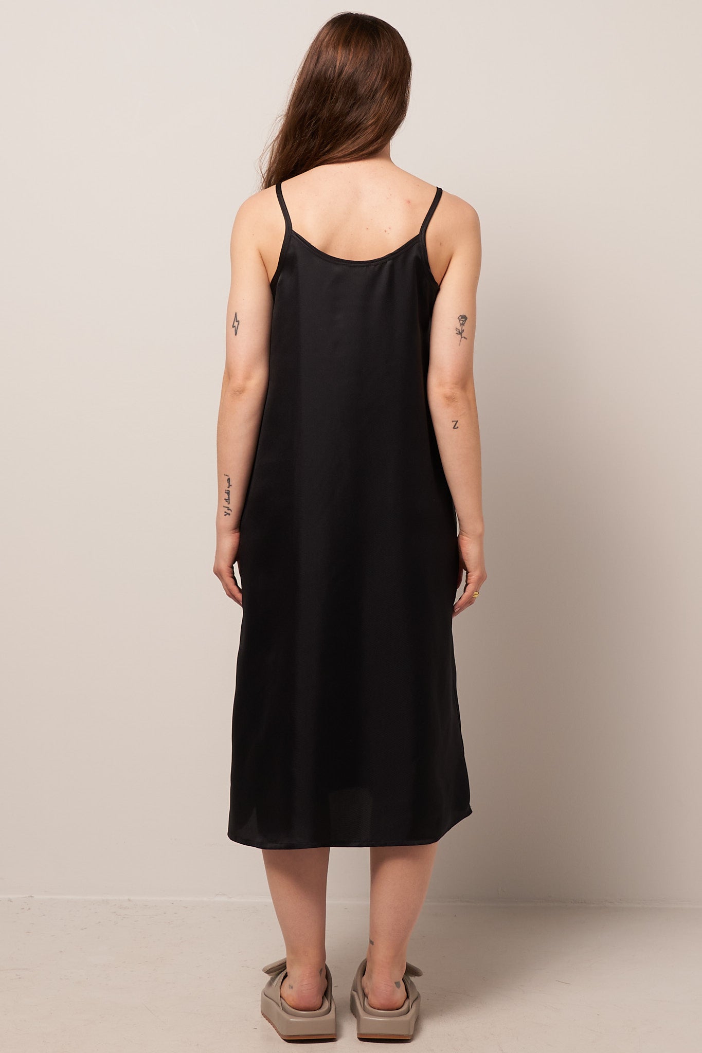 Nica Silk Dress Black