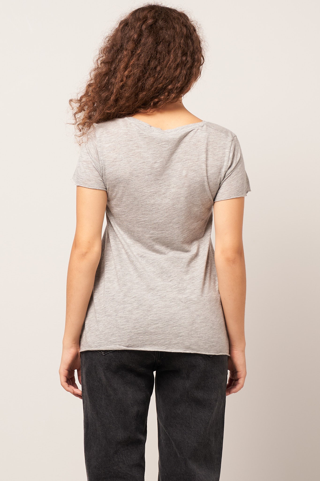 Jacksonville V-neck T-shirt Heather Grey