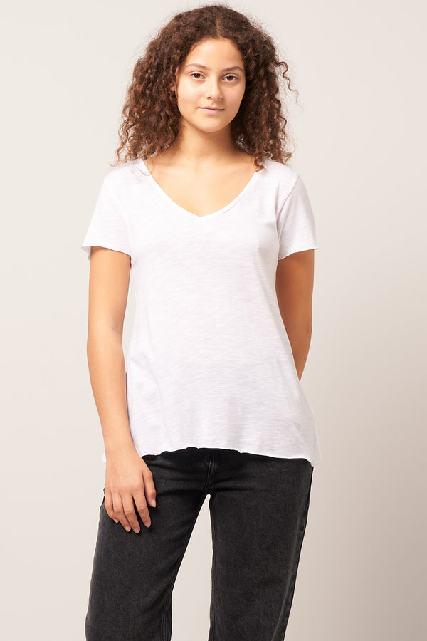 Jacksonville V-neck T-shirt White