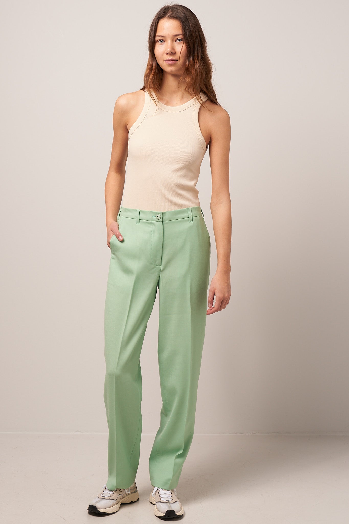 Tabinsville Oversized Trousers Jade