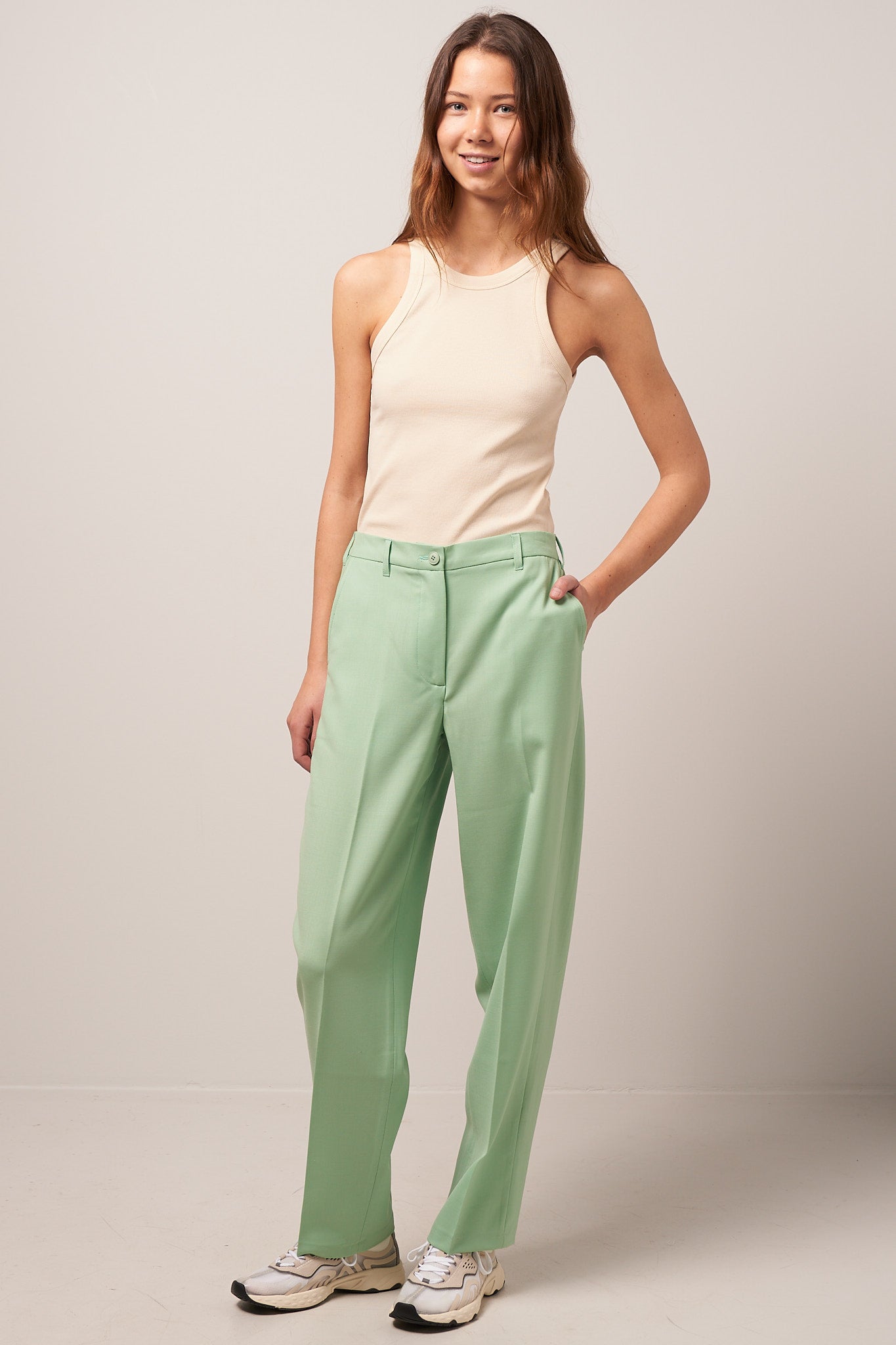 Tabinsville Oversized Trousers Jade