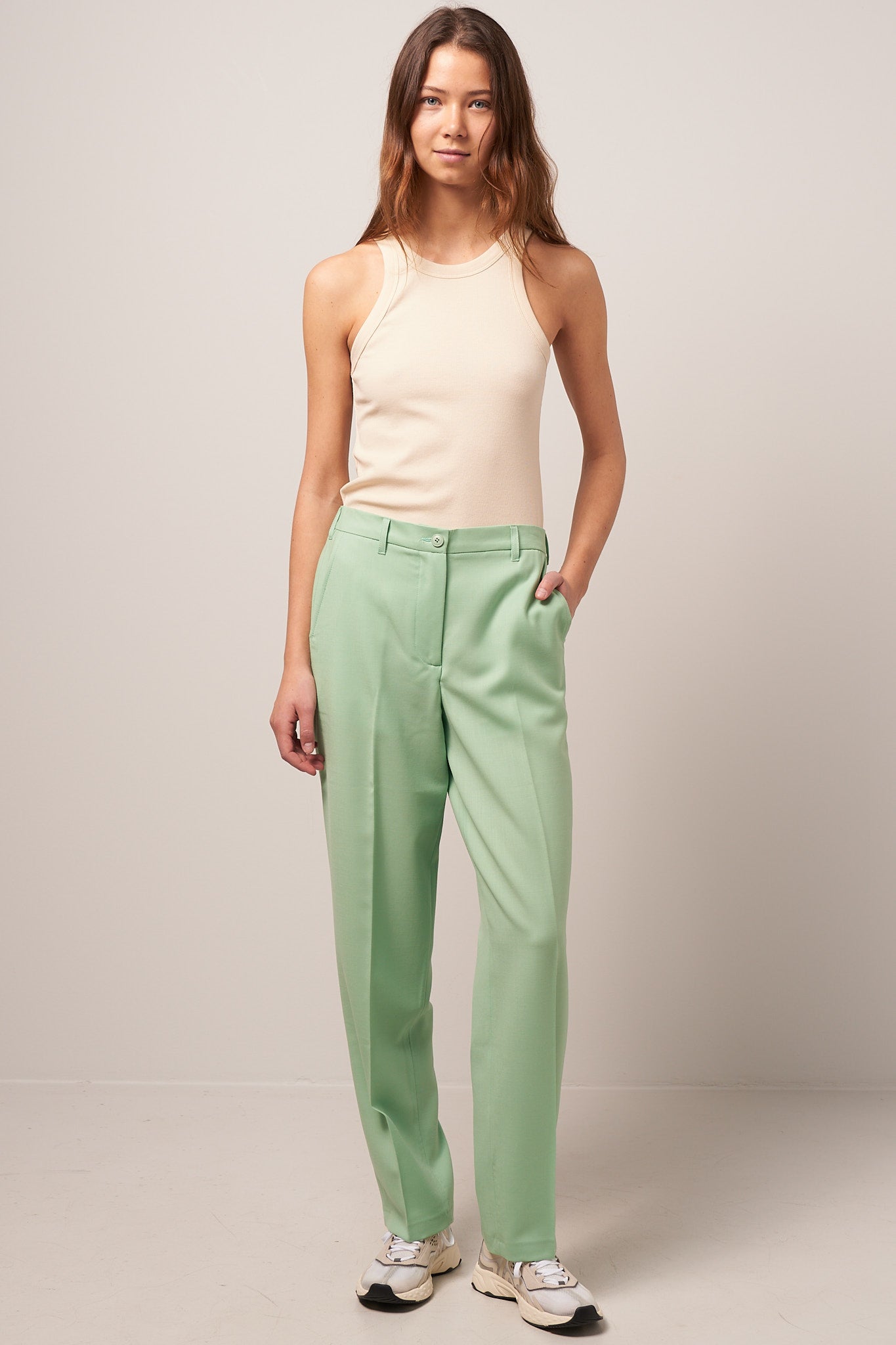 Tabinsville Oversized Trousers Jade