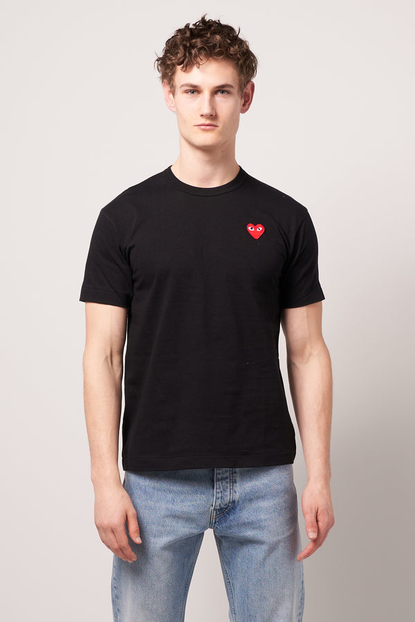 Red Heart T-shirt Black